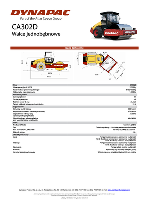 Rodillos vibrantes autopropulsados Dynapac CA 302 D