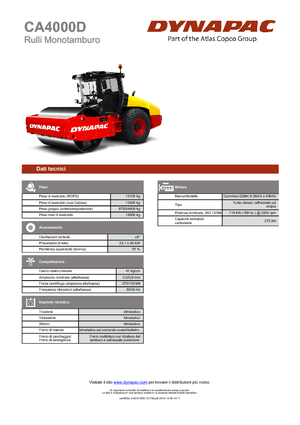 Rodillos vibrantes autopropulsados Dynapac CA 4000 D