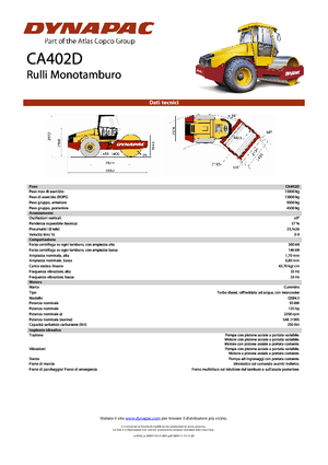 Rodillos vibrantes autopropulsados Dynapac CA 402 D