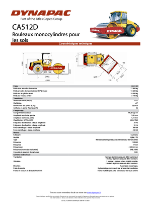 Rodillos vibrantes autopropulsados Dynapac CA 512 D
