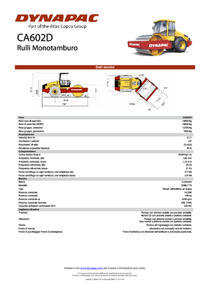 Rodillos vibrantes autopropulsados Dynapac CA 602 D
