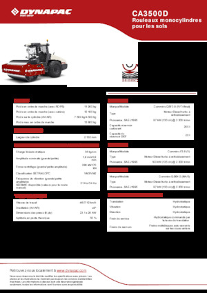 Rodillos vibrantes autopropulsados Dynapac CA3500D