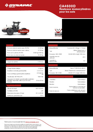 Rodillos vibrantes autopropulsados Dynapac CA4600D