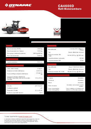 Rodillos vibrantes autopropulsados Dynapac CA4600D