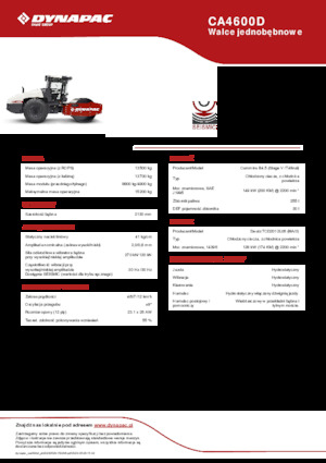 Rodillos vibrantes autopropulsados Dynapac CA4600D