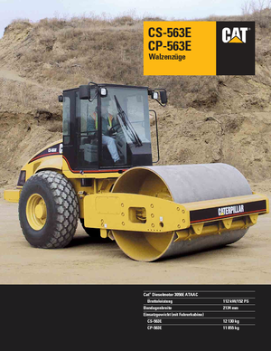 Rodillos vibrantes autopropulsados Caterpillar CS 563 E
