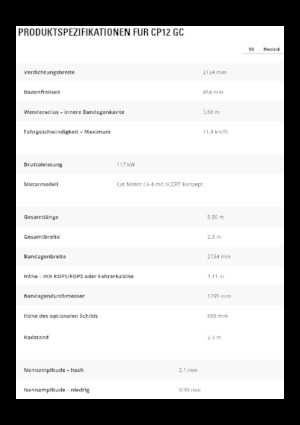 Rodillos vibrantes autopropulsados Caterpillar CP12GC