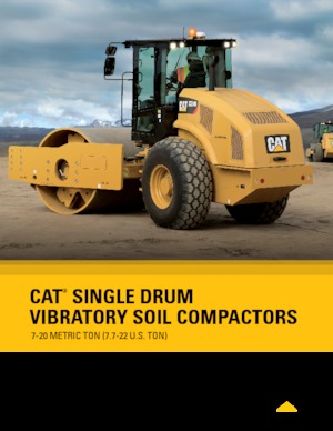 Rodillos vibrantes autopropulsados Caterpillar CS74B