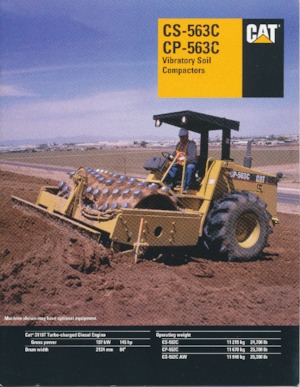 Rodillos vibrantes autopropulsados Caterpillar CS-563CAW