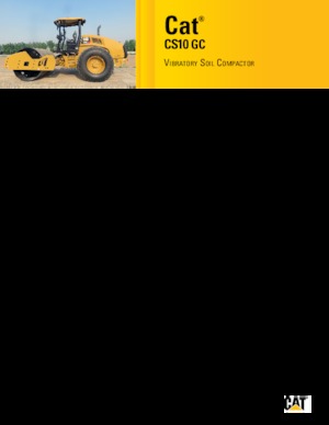 Rodillos vibrantes autopropulsados Caterpillar CS10 GC