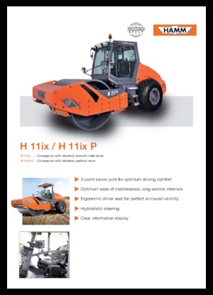 Rodillos vibrantes autopropulsados Hamm H 11 ix