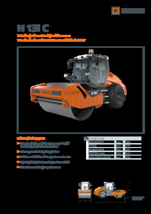 Rodillos vibrantes autopropulsados Hamm H 13i C