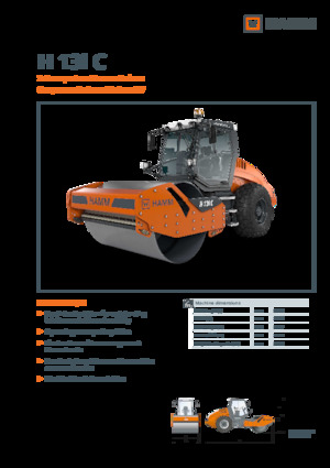 Rodillos vibrantes autopropulsados Hamm H 13i C