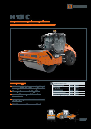 Rodillos vibrantes autopropulsados Hamm H 13i C