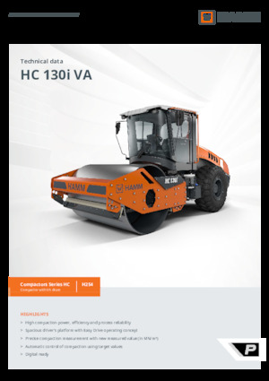 Rodillos vibrantes autopropulsados Hamm HC 130i VA