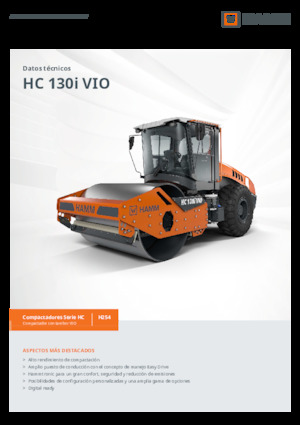 Rodillos vibrantes autopropulsados Hamm HC 130i VIO