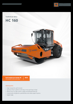 Rodillos vibrantes autopropulsados Hamm HC 160