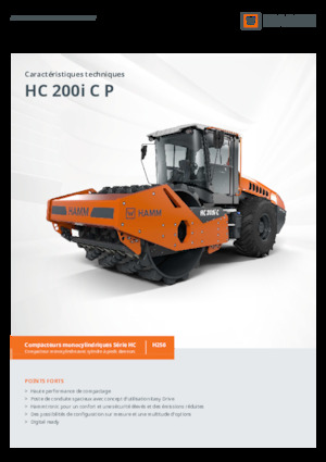 Rodillos vibrantes autopropulsados Hamm HC 200i C P