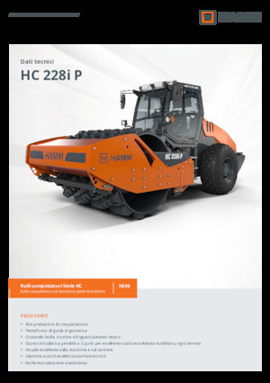 Rodillos vibrantes autopropulsados Hamm HC 228i P