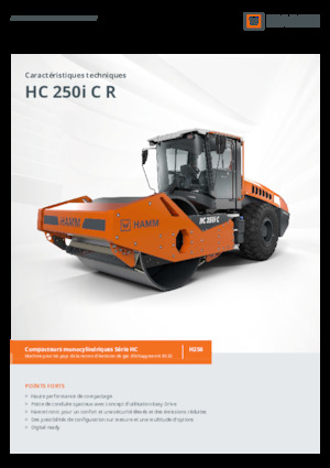 Rodillos vibrantes autopropulsados Hamm HC 250i C R