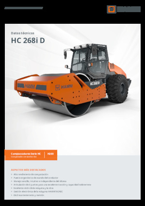 Rodillos vibrantes autopropulsados Hamm HC 268i D