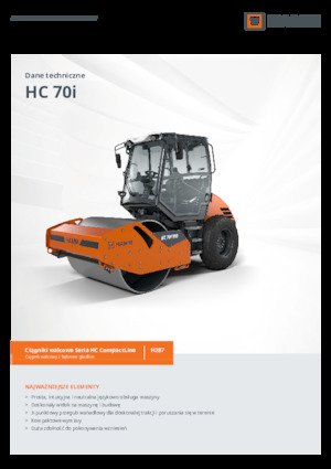 Rodillos vibrantes autopropulsados Hamm HC 70i