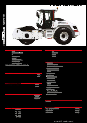 Rodillos vibrantes autopropulsados Hidromek HMK 130 CS