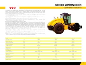 Rodillos vibrantes autopropulsados YTO LT214