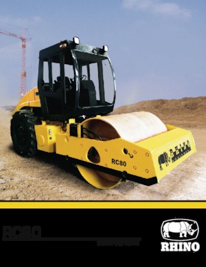 Rodillos vibrantes autopropulsados RHINO RC80