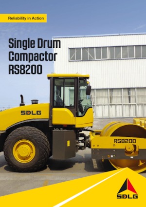 Rodillos vibrantes autopropulsados SDLG RS8200