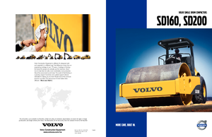 Rodillos vibrantes autopropulsados Volvo SD200DX