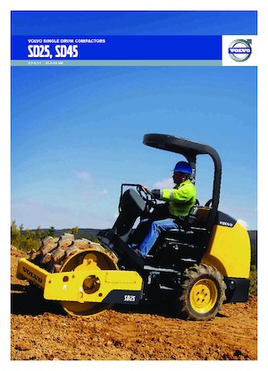 Rodillos vibrantes autopropulsados Volvo SD45B