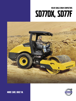 Rodillos vibrantes autopropulsados Volvo SD77DX