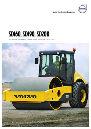 Rodillos vibrantes autopropulsados Volvo SD190