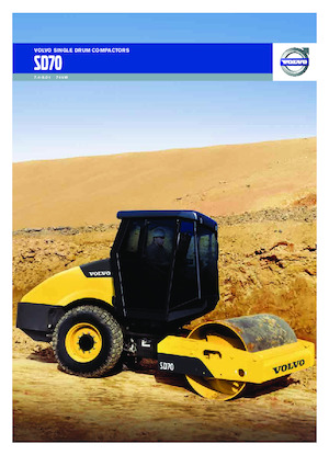 Rodillos vibrantes autopropulsados Volvo SD70