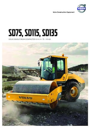 Rodillos vibrantes autopropulsados Volvo SD75