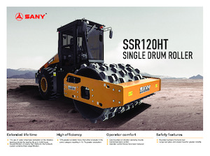 Rodillos vibrantes autopropulsados Sany SSR120HT