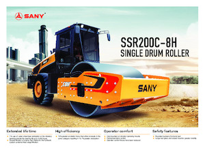 Rodillos vibrantes autopropulsados Sany SSR200C-8H 