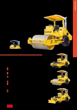 Rodillos vibrantes autopropulsados Sakai SV201D-1K