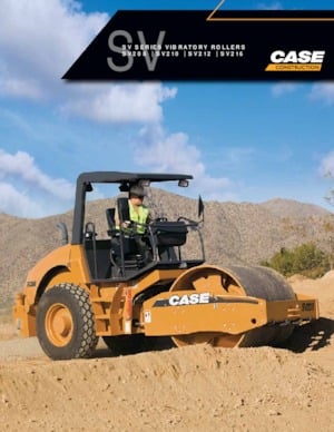 Rodillos vibrantes autopropulsados Case SV210