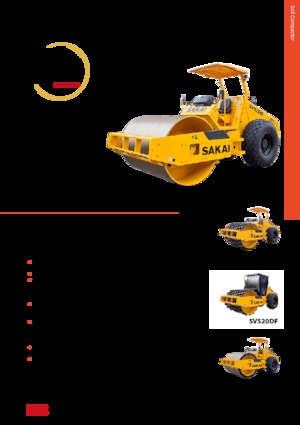 Rodillos vibrantes autopropulsados Sakai SV520DF