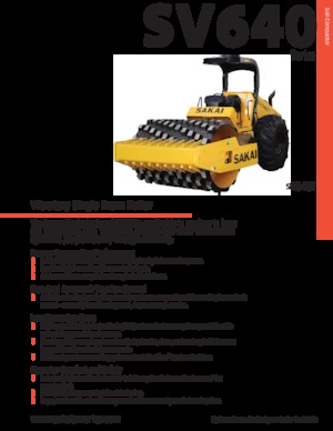 Rodillos vibrantes autopropulsados Sakai SV640T