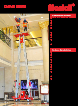 Plataformas verticales Mantall CMP14-S