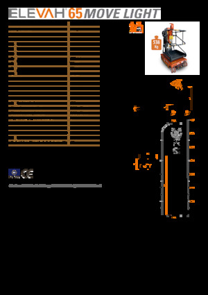 Plataformas verticales Faraone Elevah 65 Move Light 