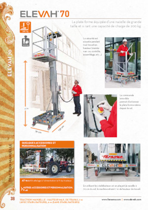 Plataformas verticales Faraone Elevah 70