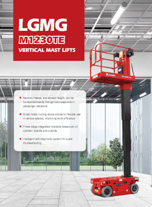 Plataformas verticales LGMG  M1230TE