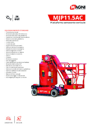 Plataformas verticales MAGNI MJP11.5AC