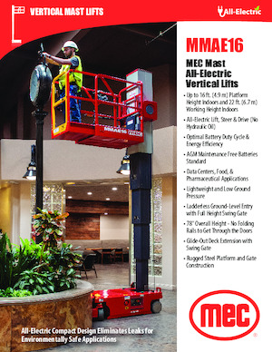 Plataformas verticales MEC MMAE16