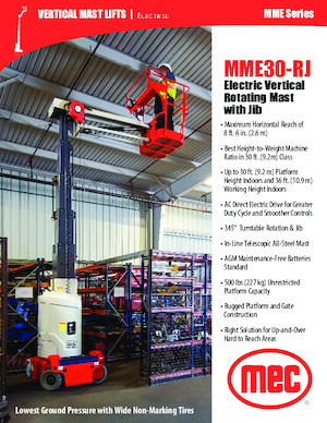 Plataformas verticales MEC MME30-RJ