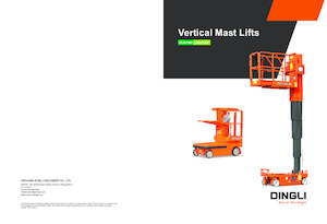 Plataformas verticales Dingli TT48